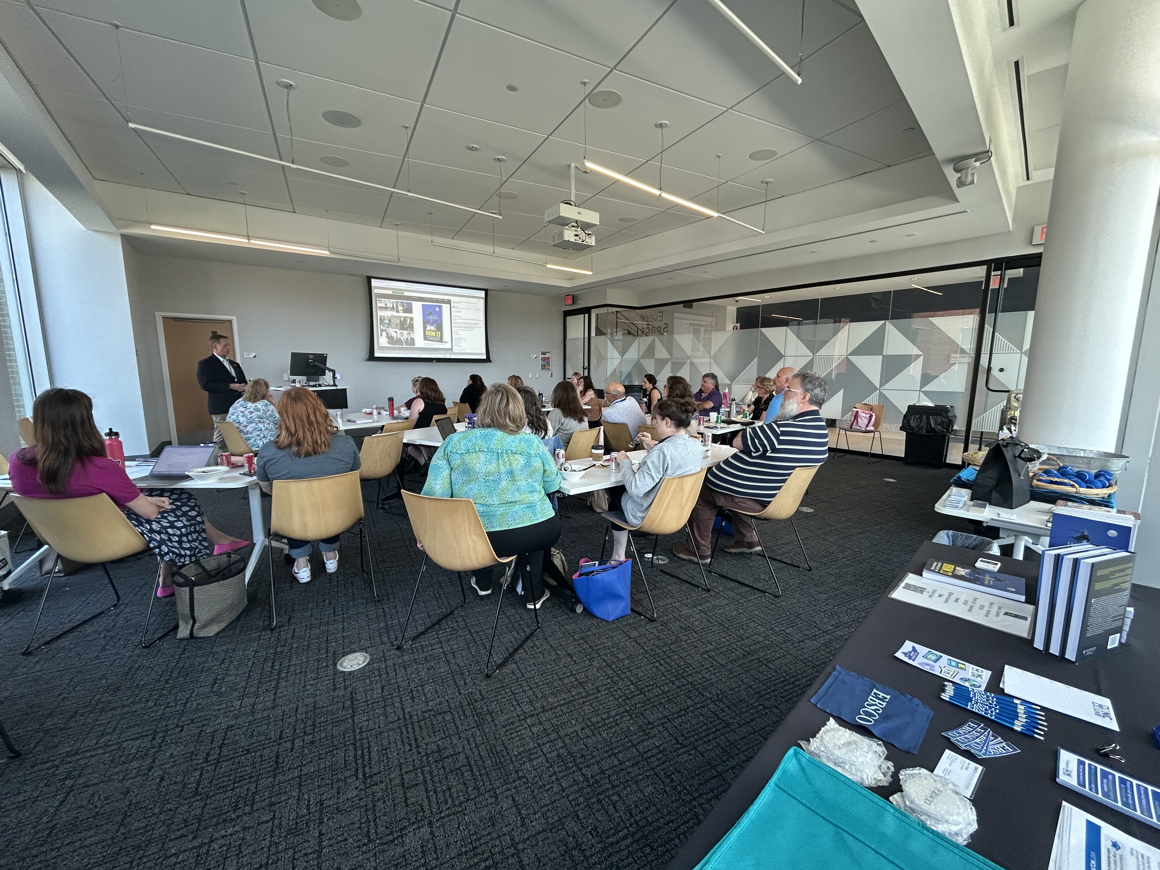 Author talk with Sean Quarmby at the 2026 Director's Institute.